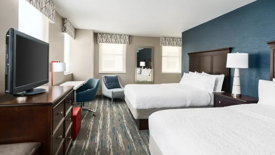 Hilton Garden Inn double queen guestroom