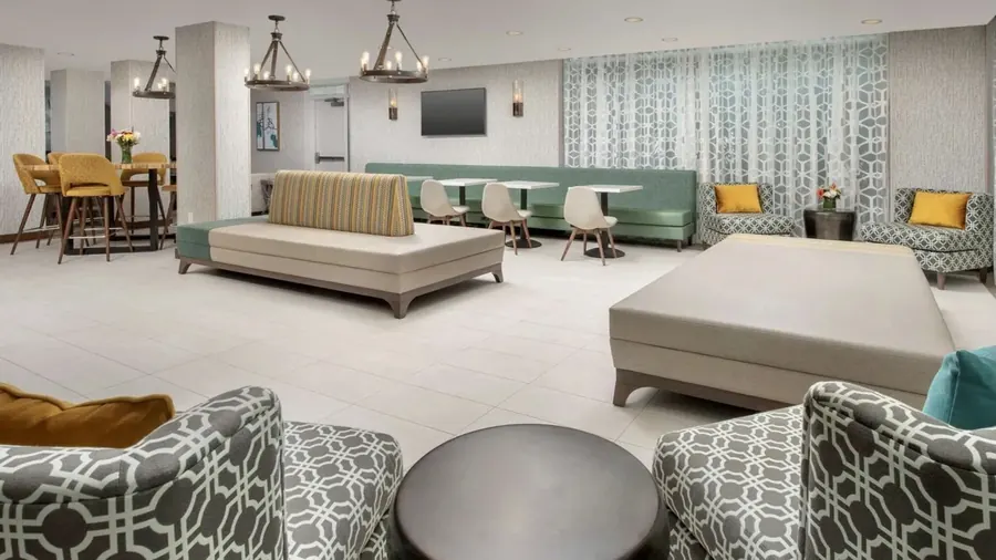 Hotel lobby lounge interior design